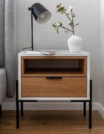 Agatha Oak Bedside Table