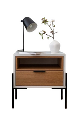 Agatha Oak Bedside Table