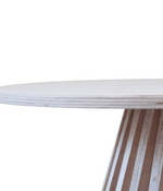 Birch Ribbed Side Table