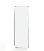 Full Length Rounded Rect Gold Mirror - Thin Frame