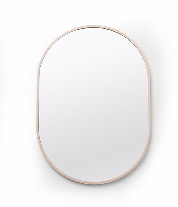 Birch Framed Pod Mirror