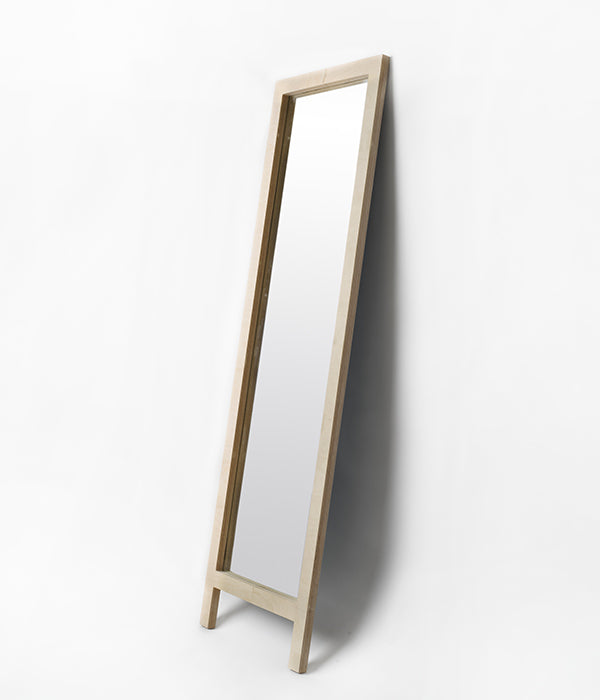Birch Leaning Floor Mirror