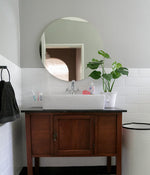 Birch Round Frameless Mirrors