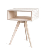 Bubble Bedside Table - White Back
