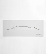 Cape Town Skyline White