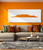 Cape Town Skyline White