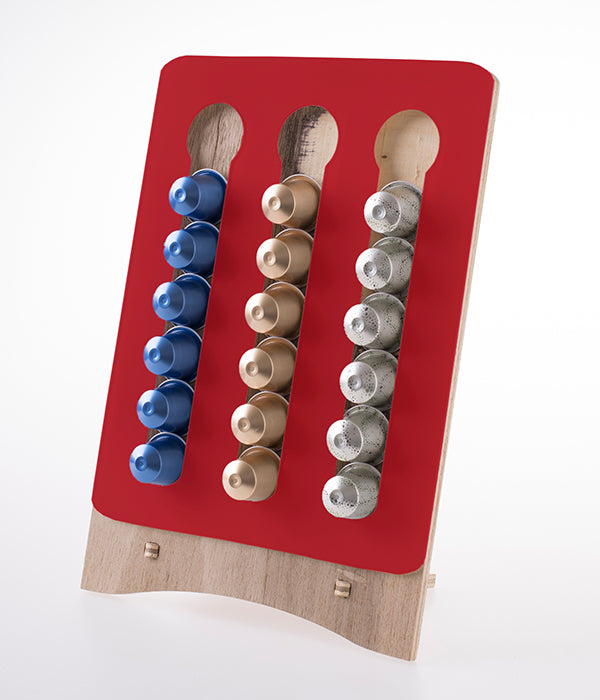 Caprice Coffee Pod Holder Red