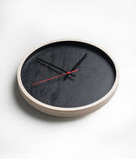 Deep Frame Round Clock - Black