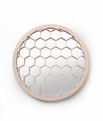 Honeycomb Round Mirror