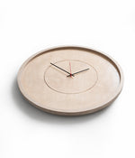 Large Deep Frame Round Clock - Natural