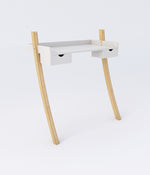 Leaning Desk Mini Drawers - White