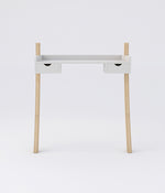 Leaning Desk Mini Drawers - White