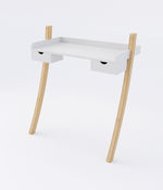 Leaning Desk Mini Drawers - White