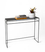 Matt Black Console Table