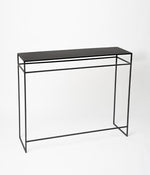 Matt Black Console Table
