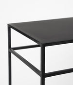 Matt Black Console Table