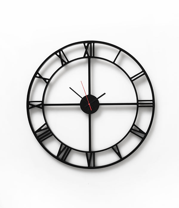 Roman Clock - Black