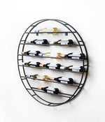 Round Wall Mounted Wine Rack
