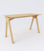 Simple T Desk - Natural