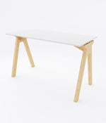 Simple T Desk - White