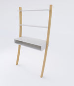 Tall Leaning Desk - White