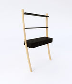 Tall Leaning Desk Drawer - Black