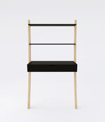 Tall Leaning Desk Drawer - Black