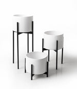 Trio Metal Planter Set (Ceramic Pots Included)