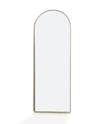 Full Length Arch Gold Mirror - Thin Frame