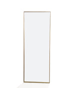 Full Length Rect Gold Mirror - Thin Frame
