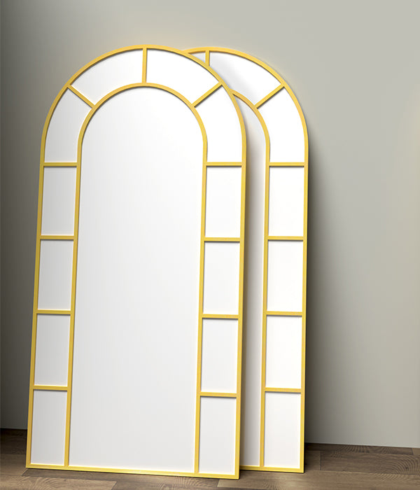 Soho Arched Floor Mirror - Gold