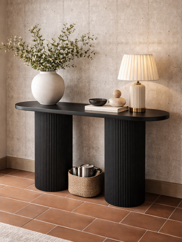 Ayanda Fluted Console Table