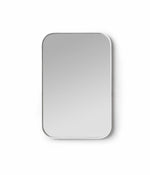 Deep Frame Rounded Rectangle Mirror - White