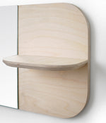 Birch Horizontal Shelfie Mirror