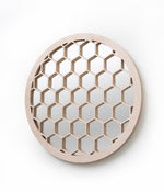 Honeycomb Round Mirror