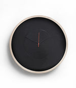 Large Deep Frame Round Clock - Black