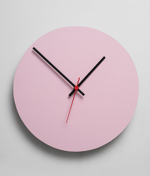 Round Clock Pink – Native Decor