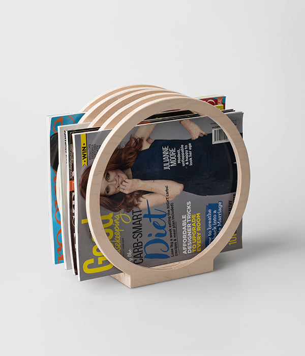 Round Magazine Rack