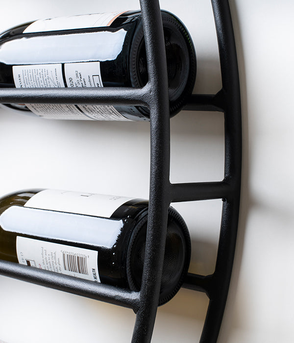 Round Wall Mounted Wine Rack – Native Decor