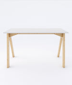Simple A Desk - White