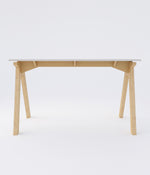 Simple T Desk - White
